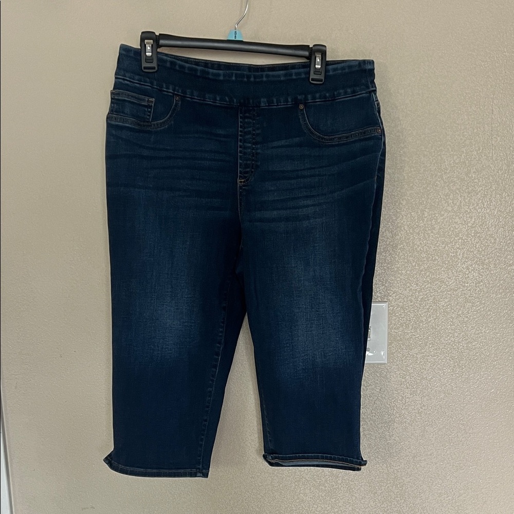Chico's Dark Blue Ankle Jeans